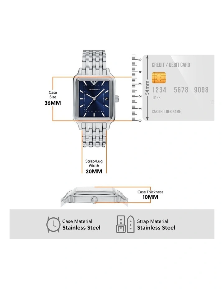 Analogue Watch AR11754 in Silver image 5