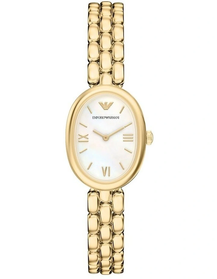 Analogue Watch AR11777 in Gold image 1