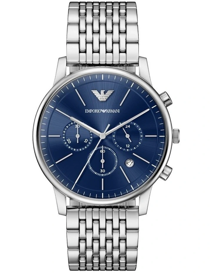 Chronograph Watch AR11771 in Silver image 1