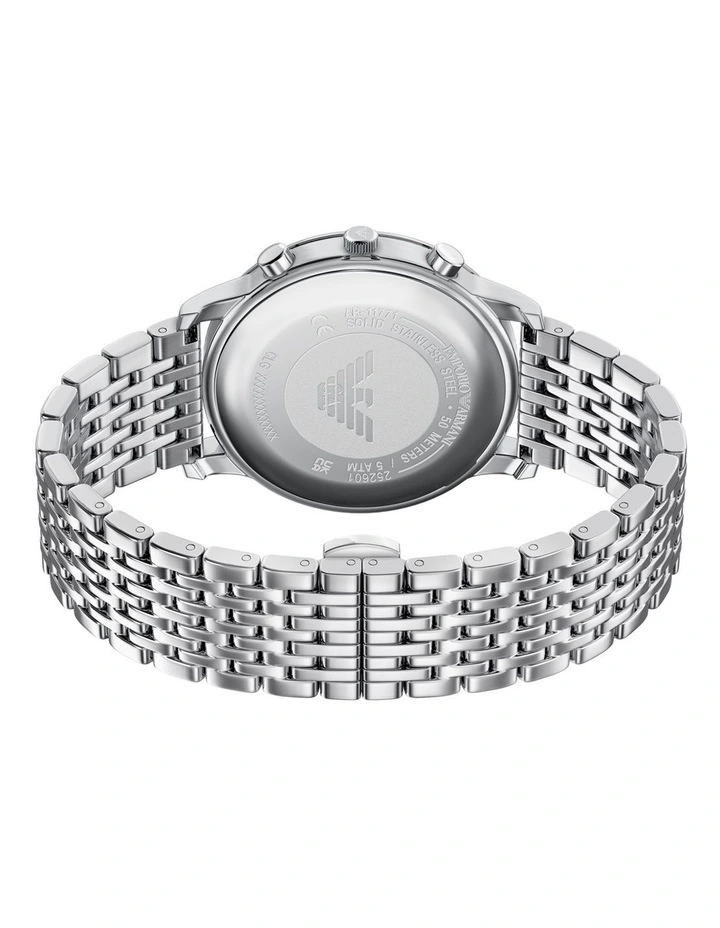Chronograph Watch AR11771 in Silver image 3