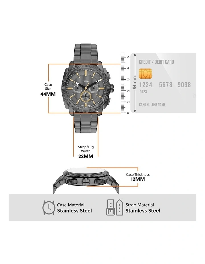 Machine Chronograph Watch FS6160 in Grey image 5