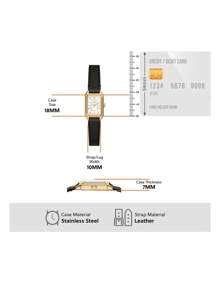 Raquel Analogue Watch ES5470 in Gold image 5