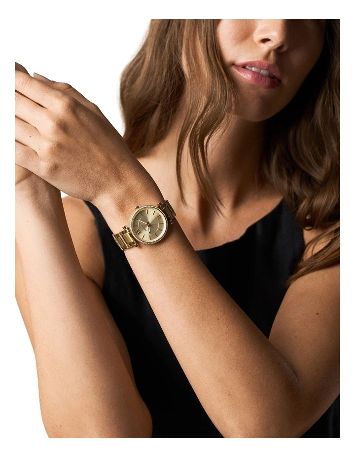 Carlie Analogue Watch ES5465 in Gold image 4