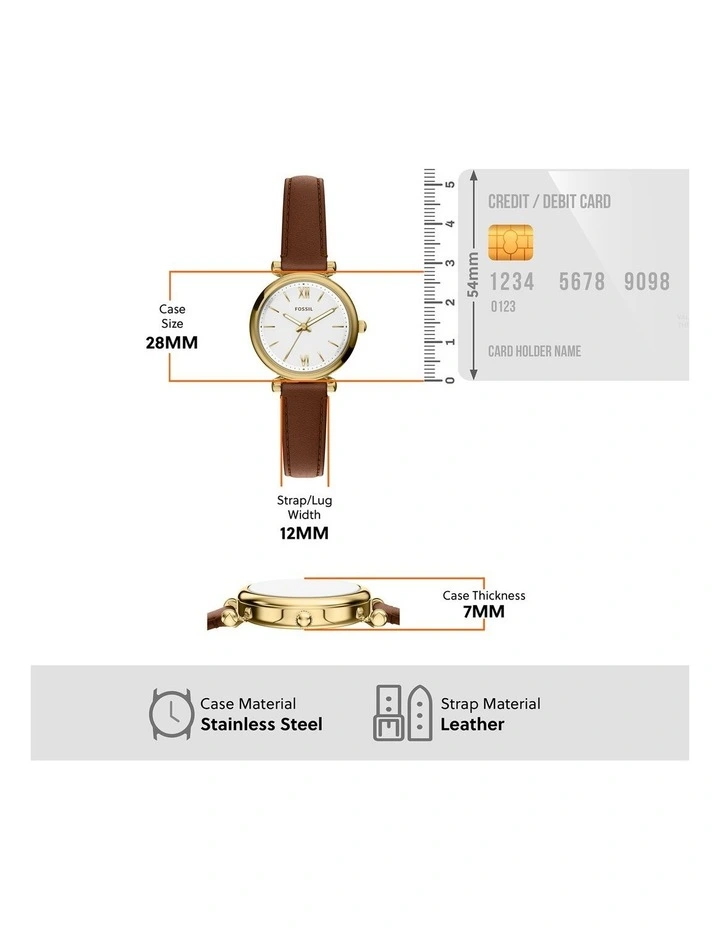 Carlie Analogue Watch ES5464 in Gold image 5