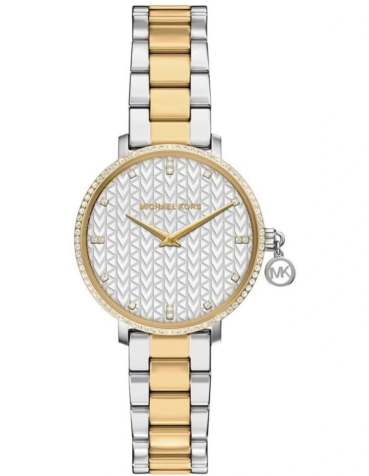 Pyper Analogue Watch MK7574 in Silver image 1