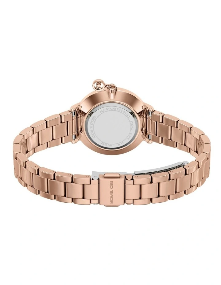 Pyper Analogue Watch MK7573 in Rose Gold image 3