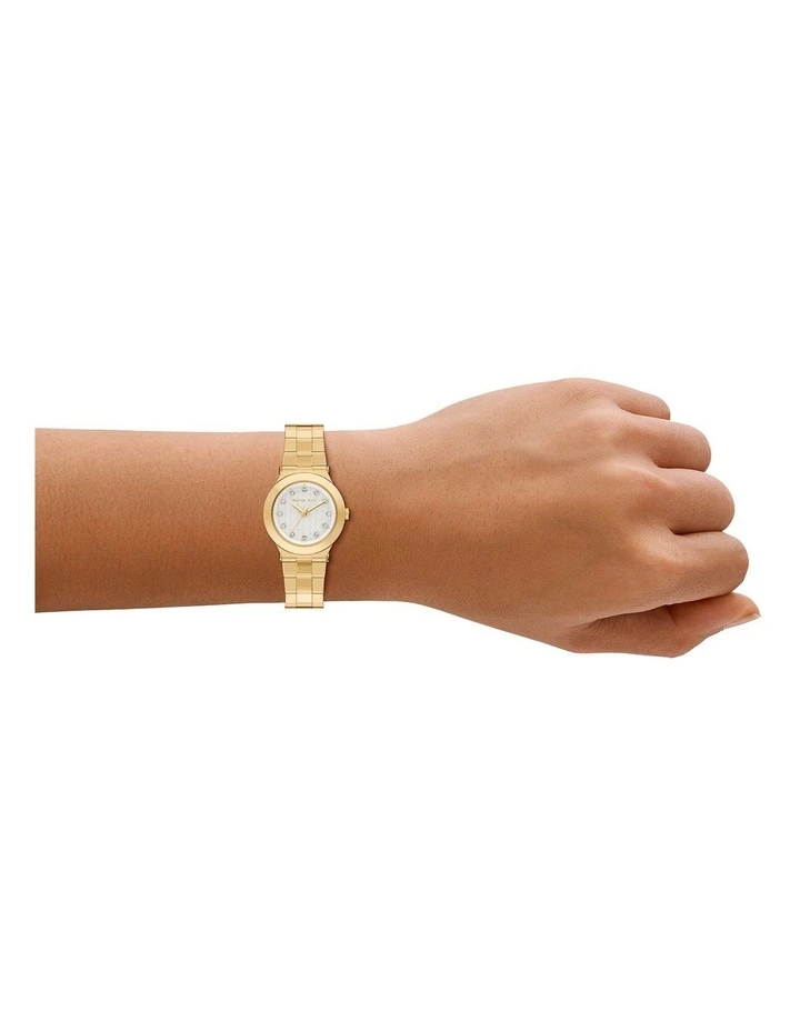 Billie Analogue Watch MK7567 in Gold image 4