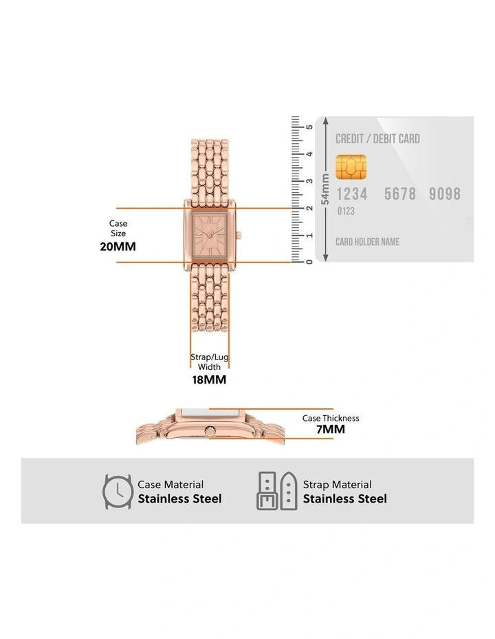 Essex Analogue Watch MK4998 in Rose Gold image 5