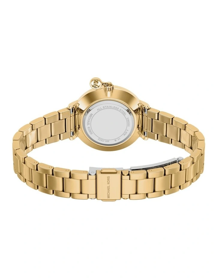 Pyper Analogue Watch MK7572 in Gold image 3