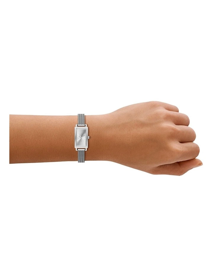 Hagen Micro Analogue Watch SKW3179 in Silver image 4