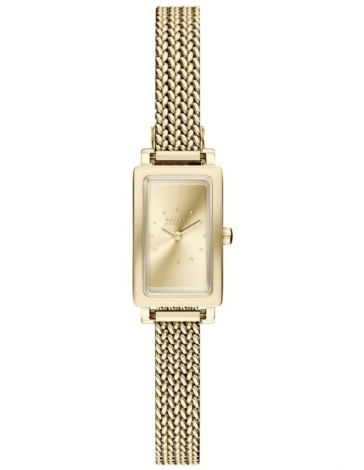 Hagen Micro Analogue Watch SKW3178 in Gold image 1