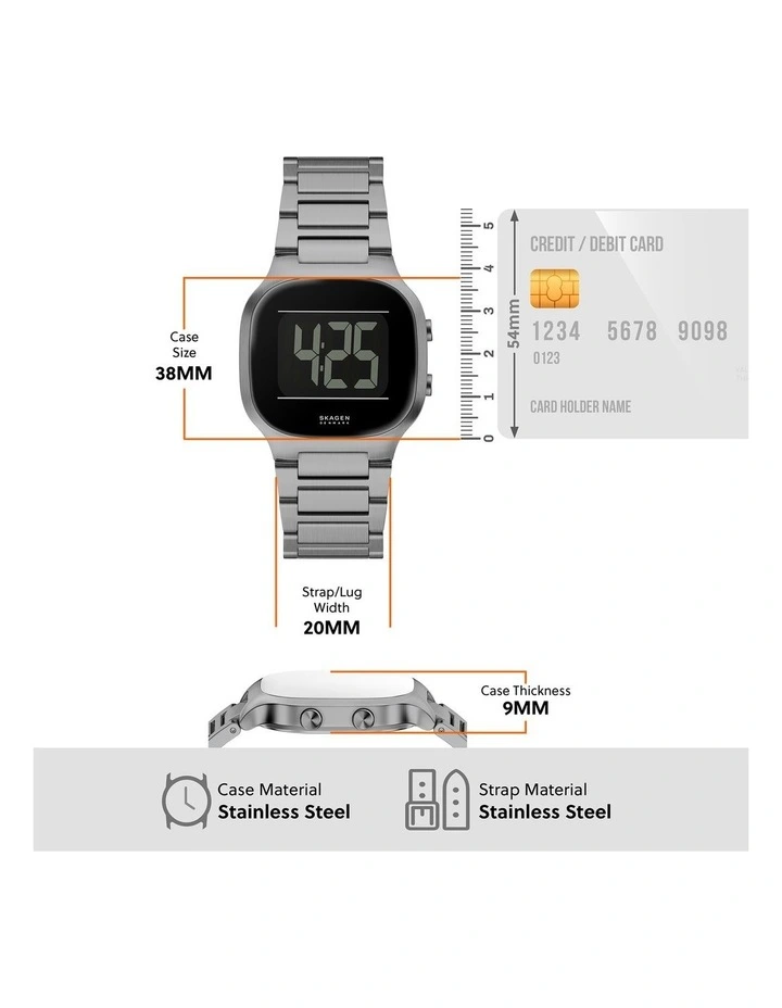 Mellem Digital Analogue Watch SKW6947 in Grey image 5