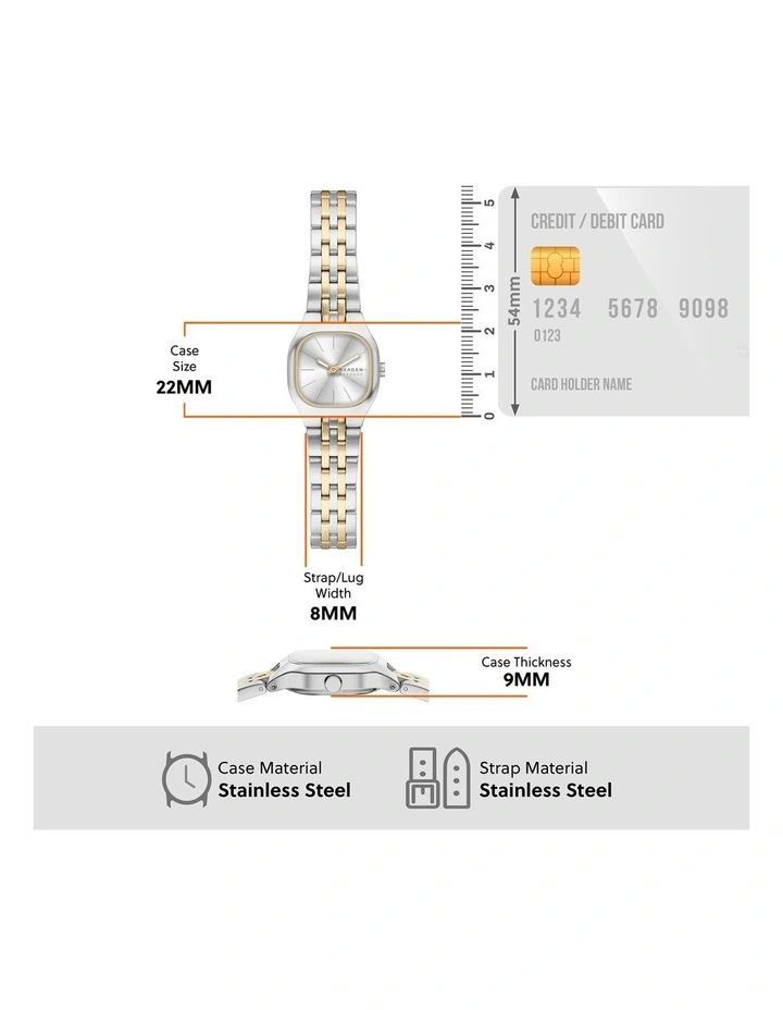 Mellem Micro Analogue Watch SKW3176 in Silver image 5
