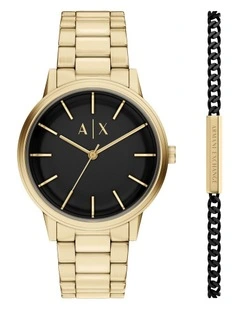 Na Analogue Watch AX7178SET in Gold