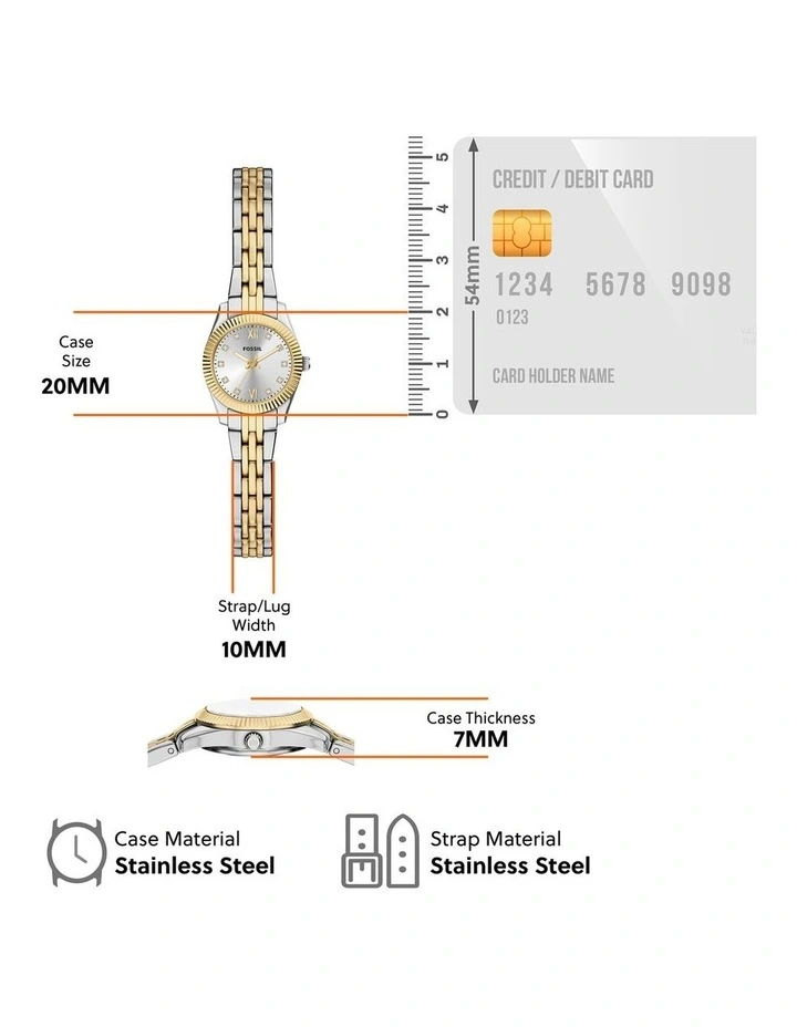 Scarlette Analogue ES5473 Watch in Multi image 5