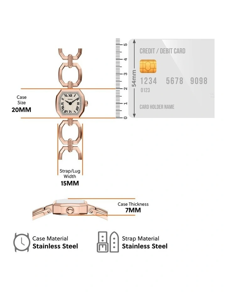 Harlow Analogue ES5484 Watch in Gold image 5