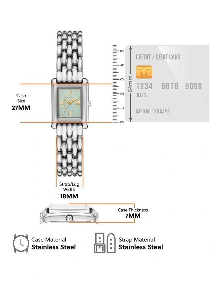Essex Analogue MK7611 Watch in Silver image 5