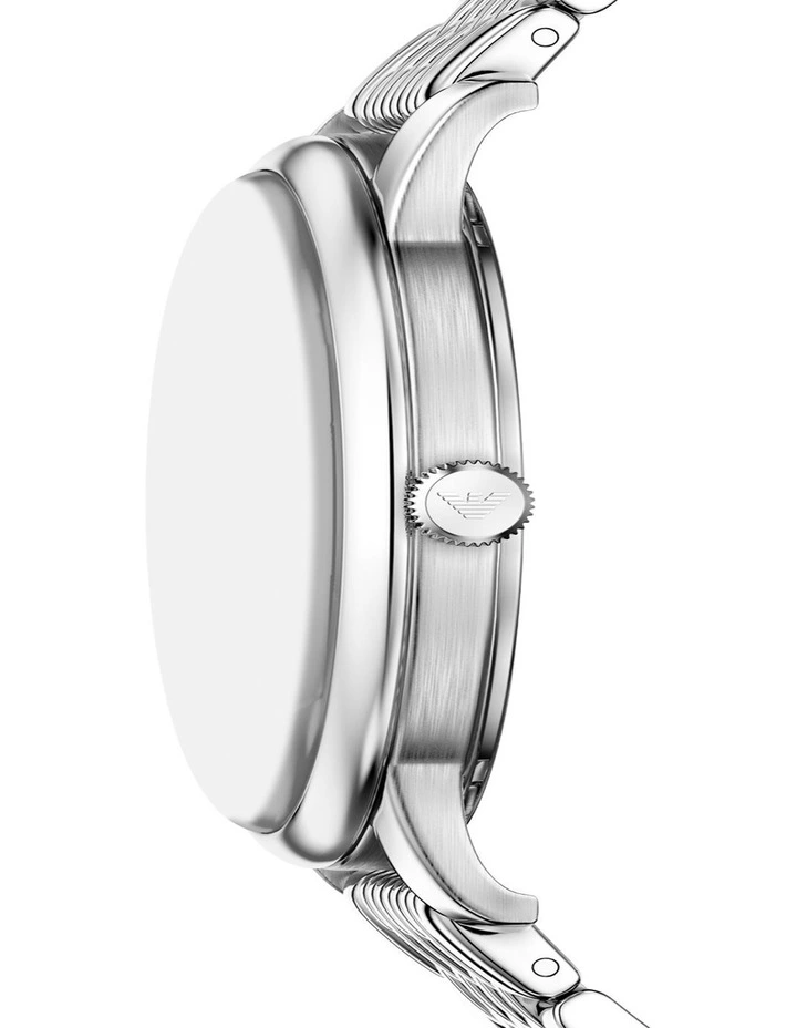 Emporio Armani Silver Watch Ar80087Set image 2