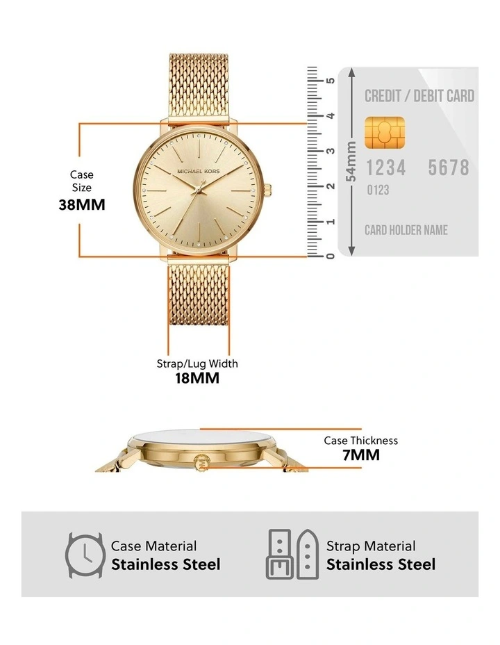 Michael Kors MK4339 PYPER Analogue Watch image 5