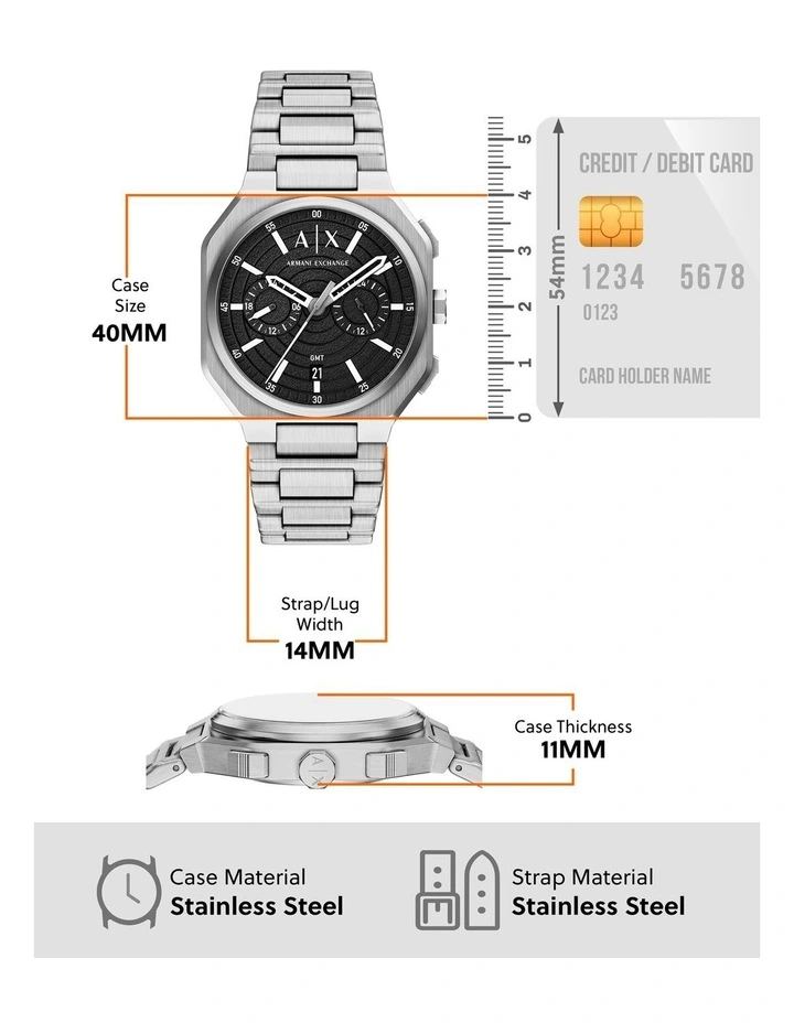 Armani Exchange AX1475 Chronograph Watch image 5