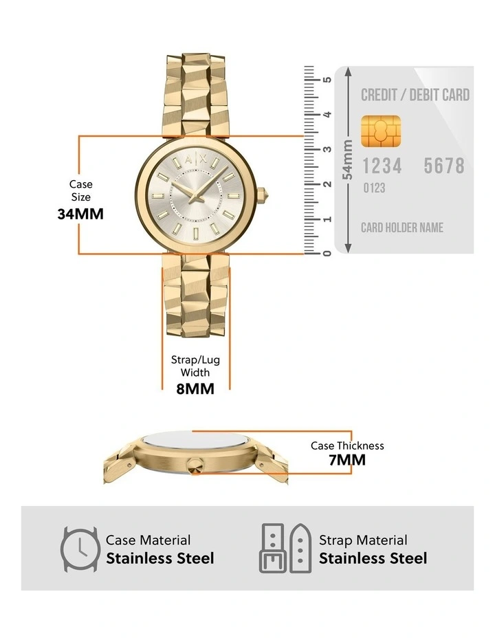 Armani Exchange AX4409 Analogue Watch image 5