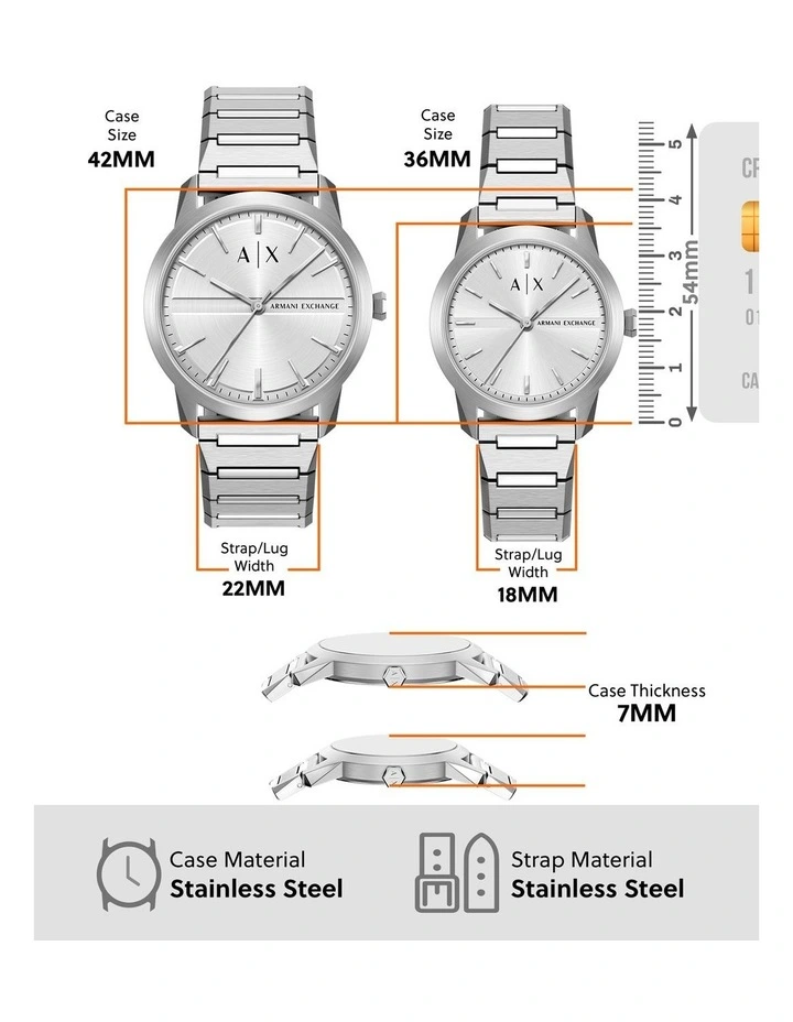 Armani Exchange AX7180SET Analogue Watch image 5