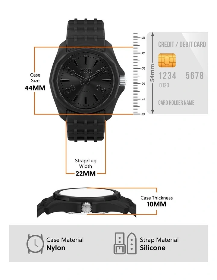 Diesel DZ2243 Stinger 3-Hand Analogue Watch image 5