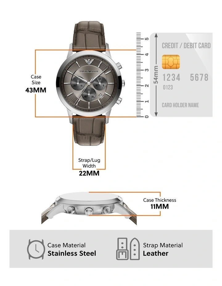 Emporio Armani AR11821 Chronograph Watch image 5