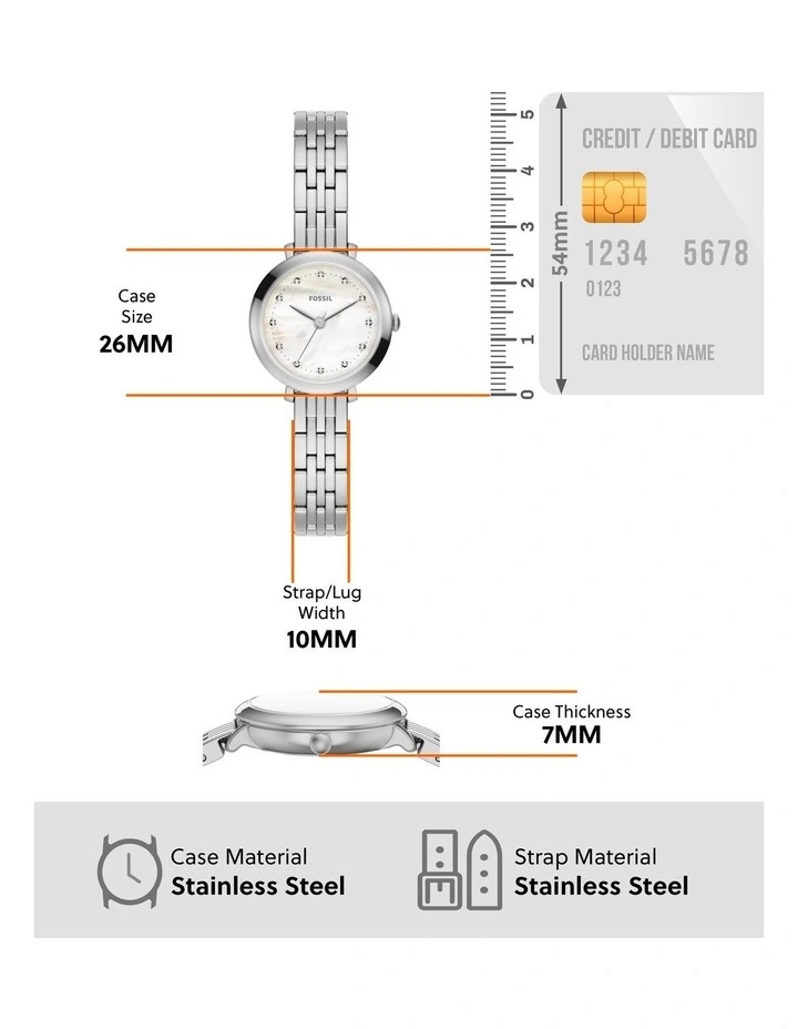 Fossil ES5499 Heidi Analogue Watch image 5