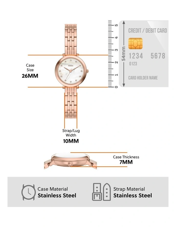 Fossil ES5502 Heidi Analogue Watch image 5