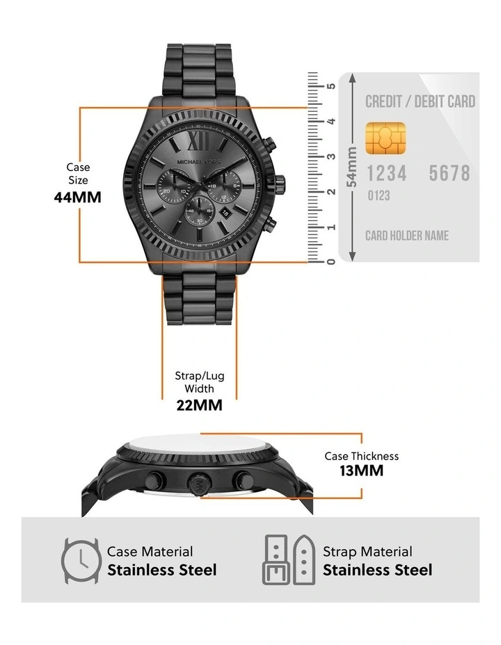 Michael Kors MK9154 LEXINGTON Chronograph Watch image 5