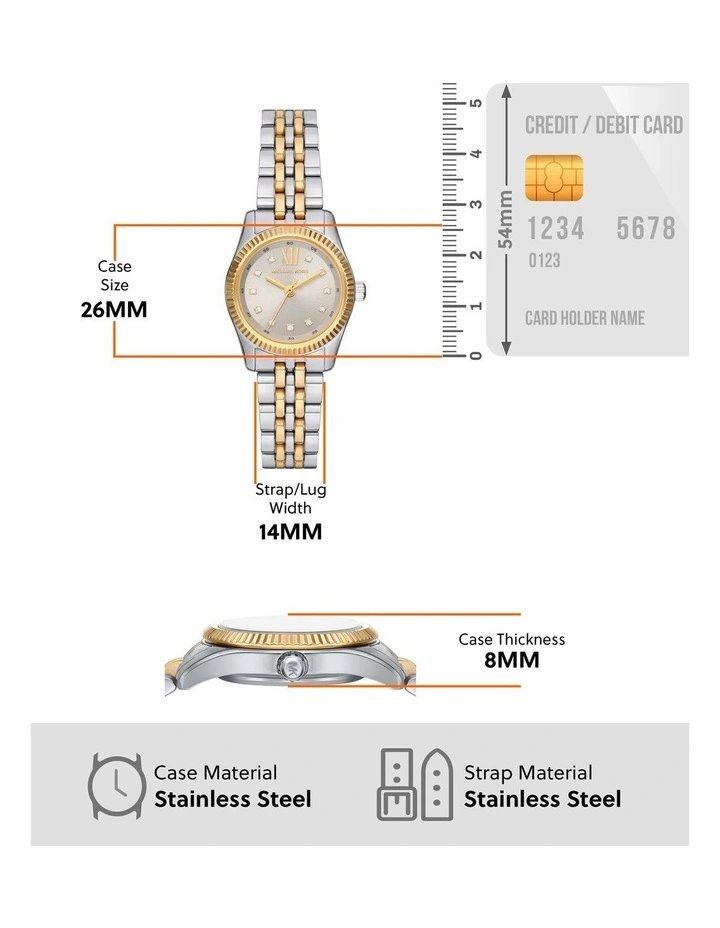 Michael Kors MK4815SET LEXINGTON Analogue Watch image 5