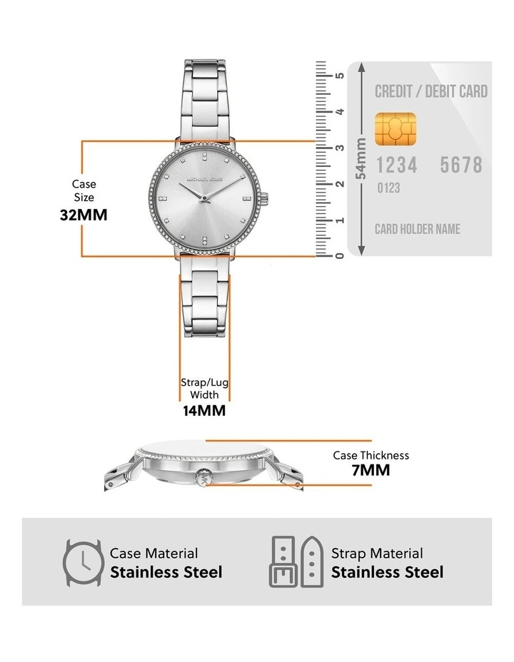 Michael Kors MK7647SET Pyper Analogue Watch image 5