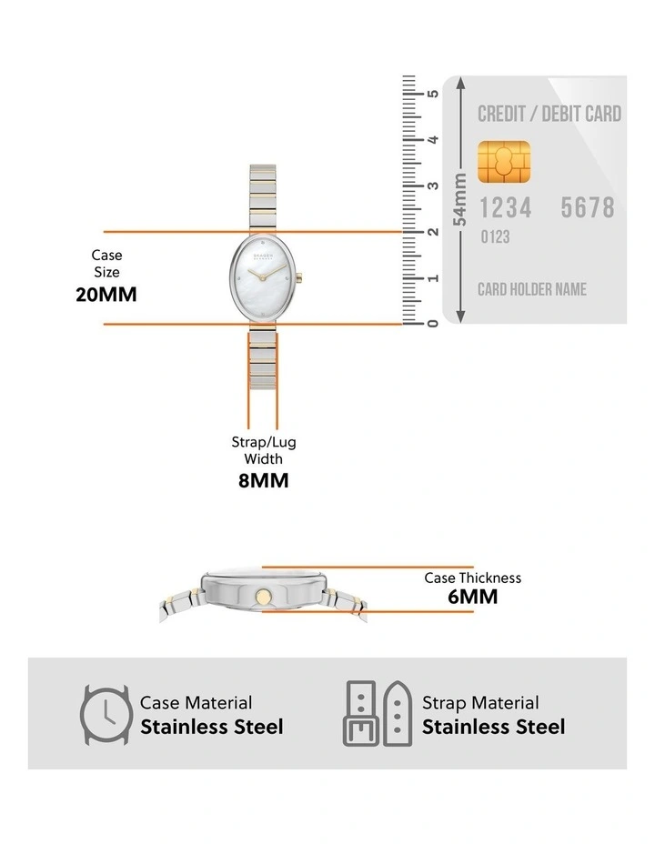 Skagen SKW3198 Anita Oval Analogue Watch image 5