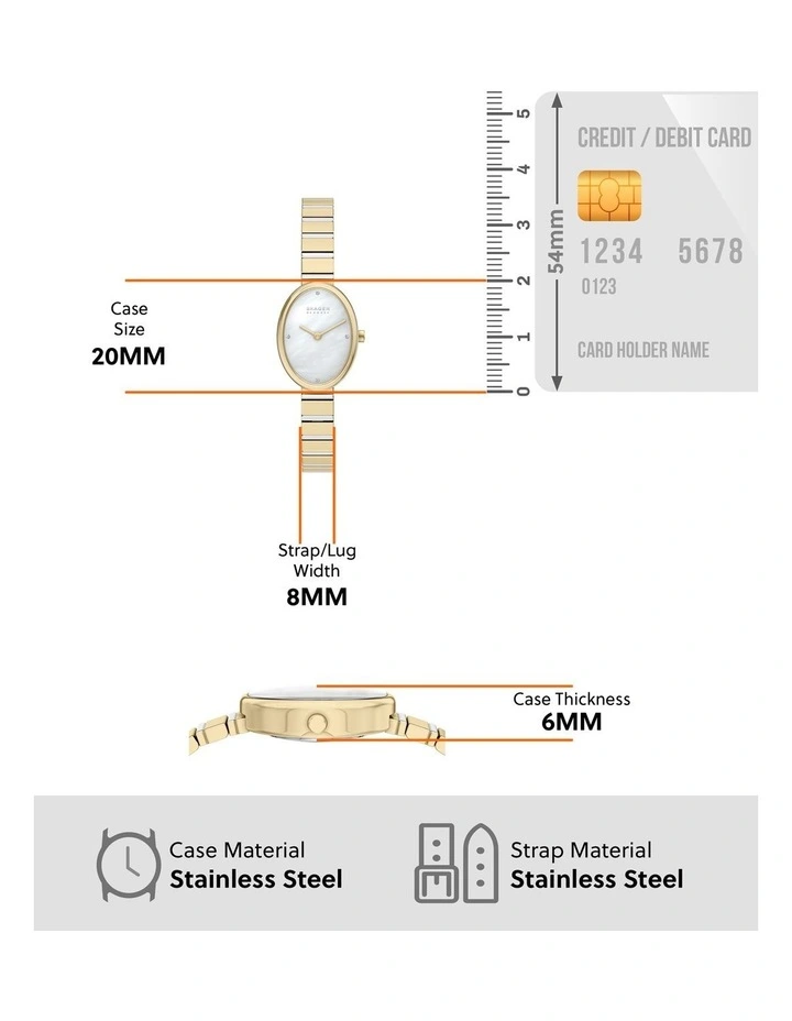 Skagen SKW3183 Anita Oval Analogue Watch image 5
