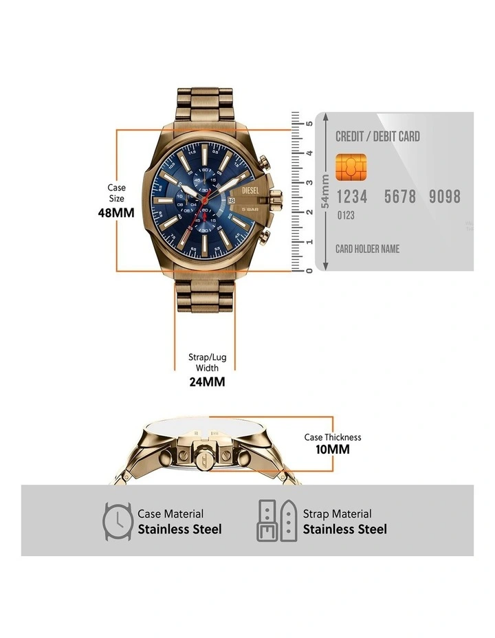 Diesel DZ4736 Mega Chief Slim Chronograph Watch image 7