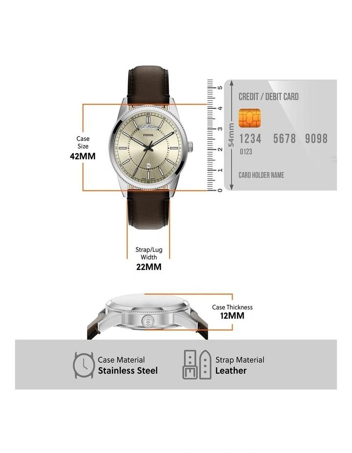Fossil FS6223 Pearson Analogue Watch image 7