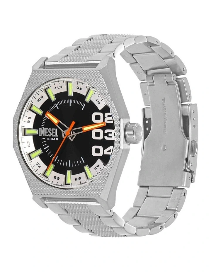 Scraper Analogue DZ2172 Watch in Silver image 2