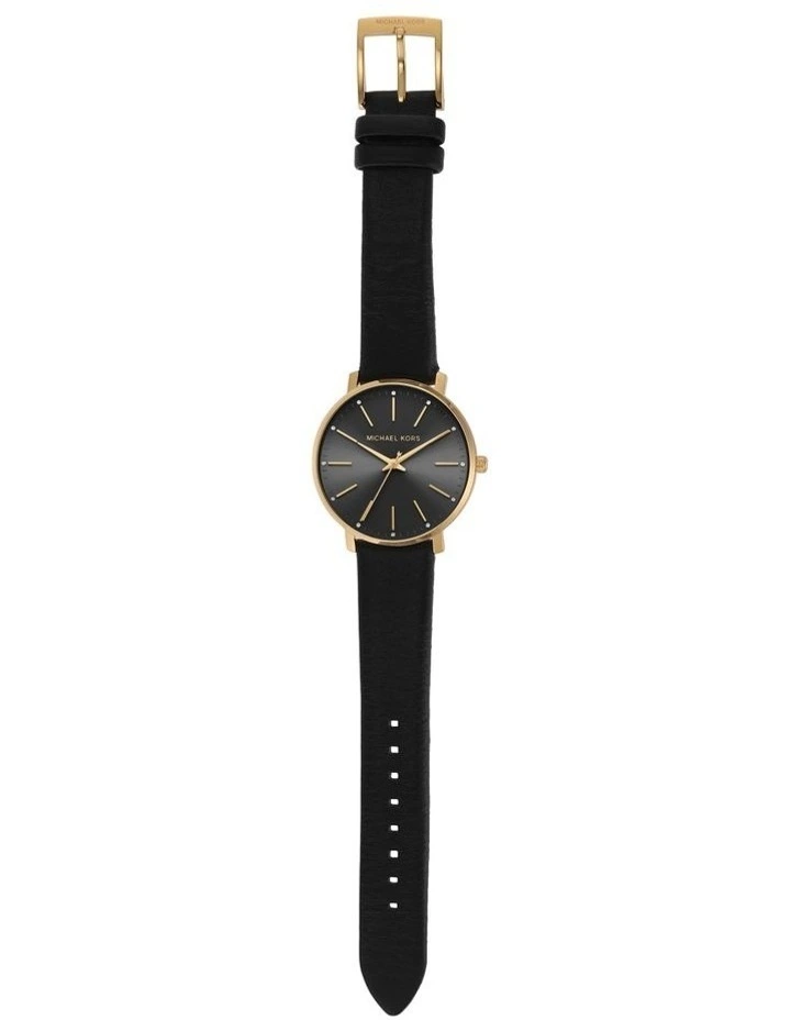 Pyper Leather Watch in Black image 5