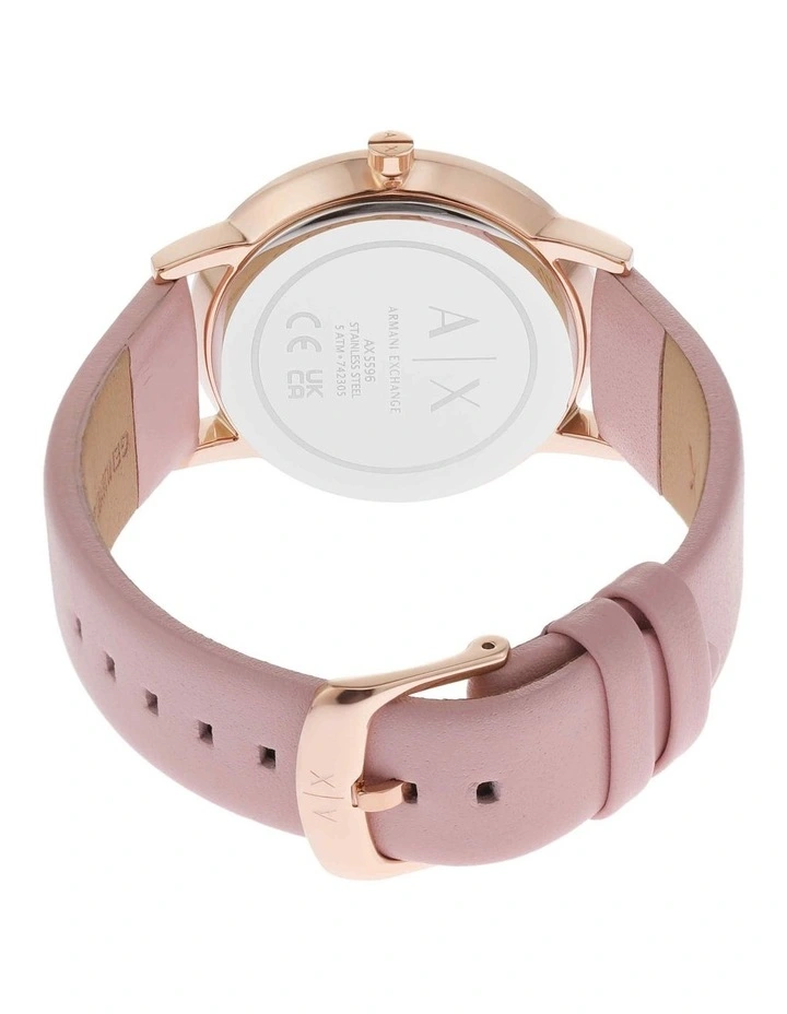 Armani Exchange Lola AX7150SET Analogue Watch in Pink | MYER