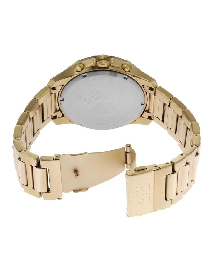 Banks Chronograph Watch AX7151SET in Gold image 3
