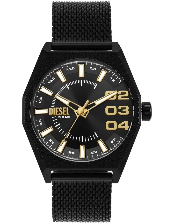 Scraper DZ2194 Analogue Watch in Black image 1