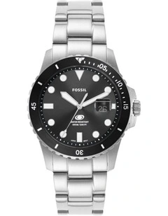 Blue FS6032 Analogue Watch in Silver