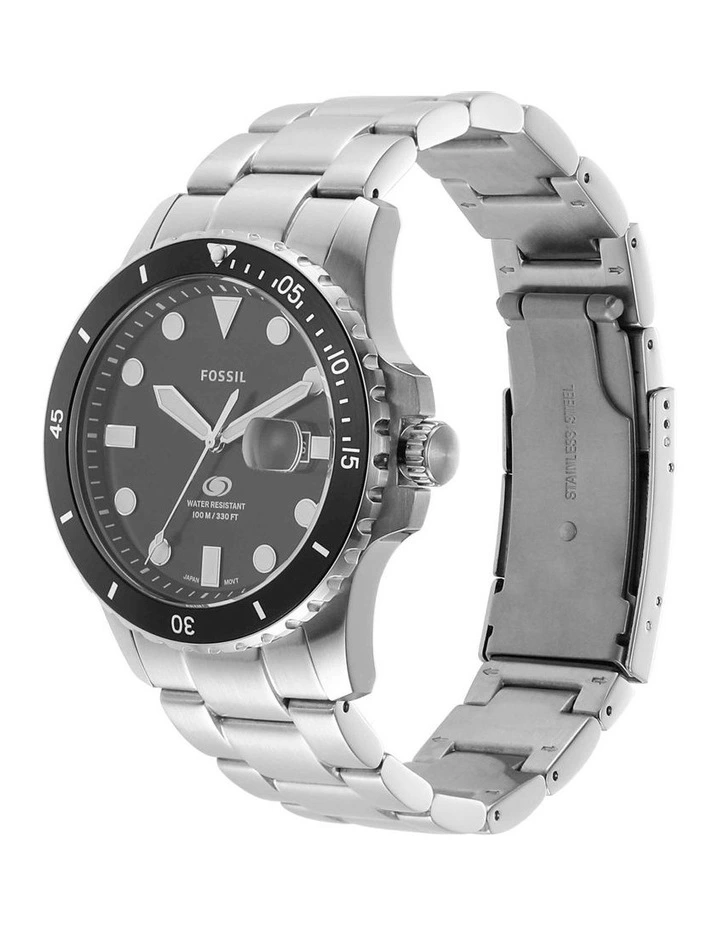 Blue FS6032 Analogue Watch in Silver image 2