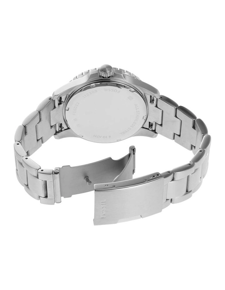 Blue FS6032 Analogue Watch in Silver image 4