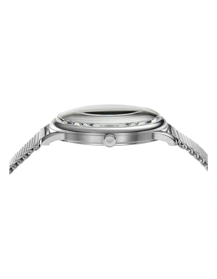Stainless Steel AR11571 Analogue Watch in Silver image 3