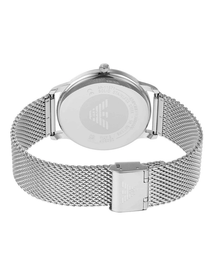 Stainless Steel AR11571 Analogue Watch in Silver image 4