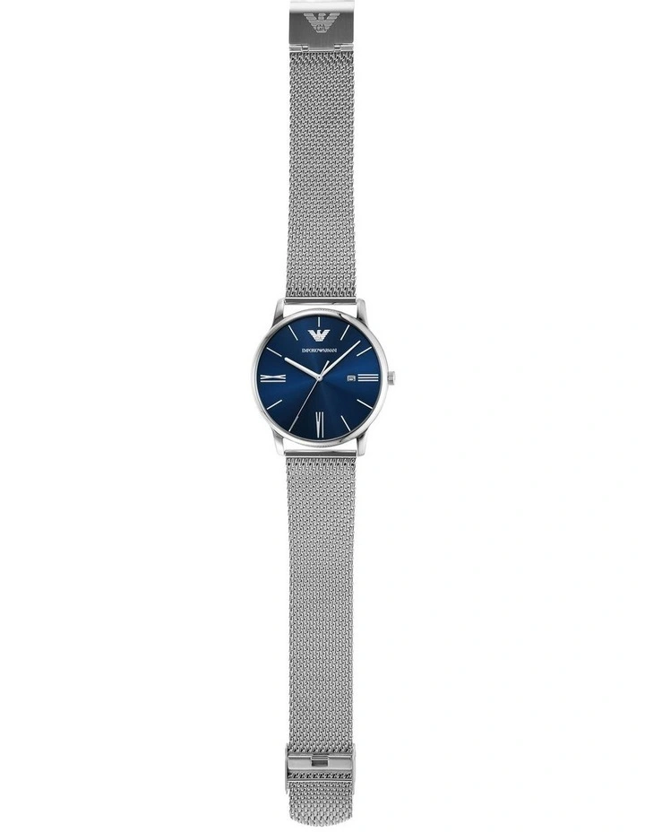 Stainless Steel AR11571 Analogue Watch in Silver image 6