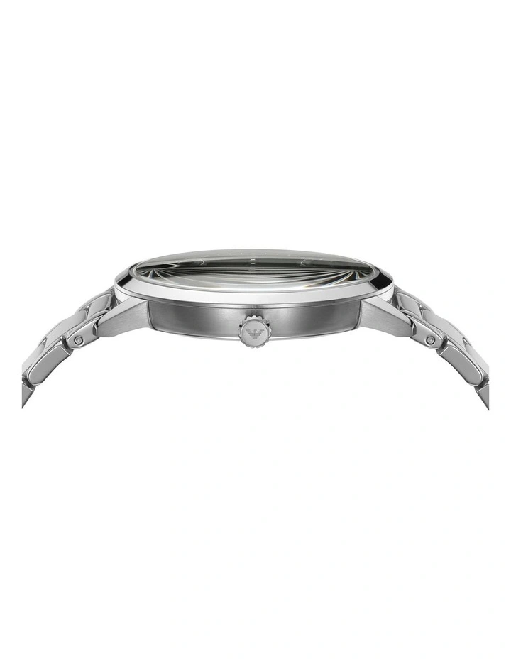 Stainless Steel AR11575 Analogue Watch in Silver image 3