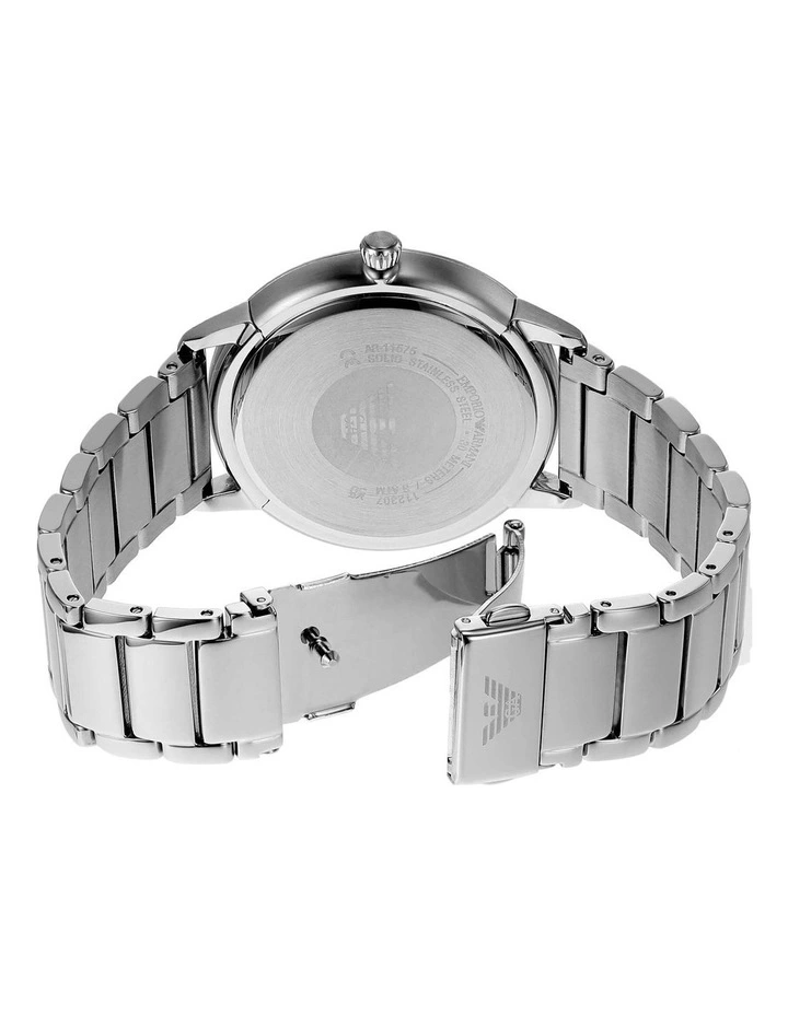 Stainless Steel AR11575 Analogue Watch in Silver image 4